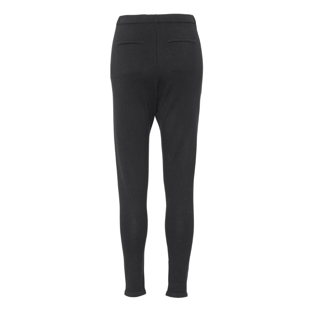 Sorte Silke Cashmere Bukser
