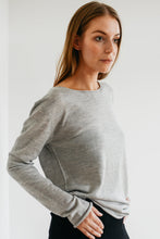 Indlæs billede til gallerivisning Lys Grå Silke Cashmere Sweater