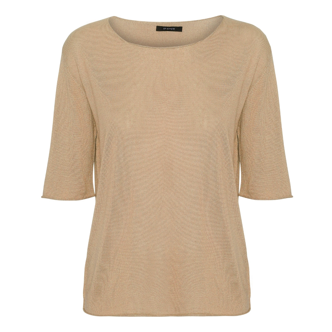 Camel Silke Cashmere Strik