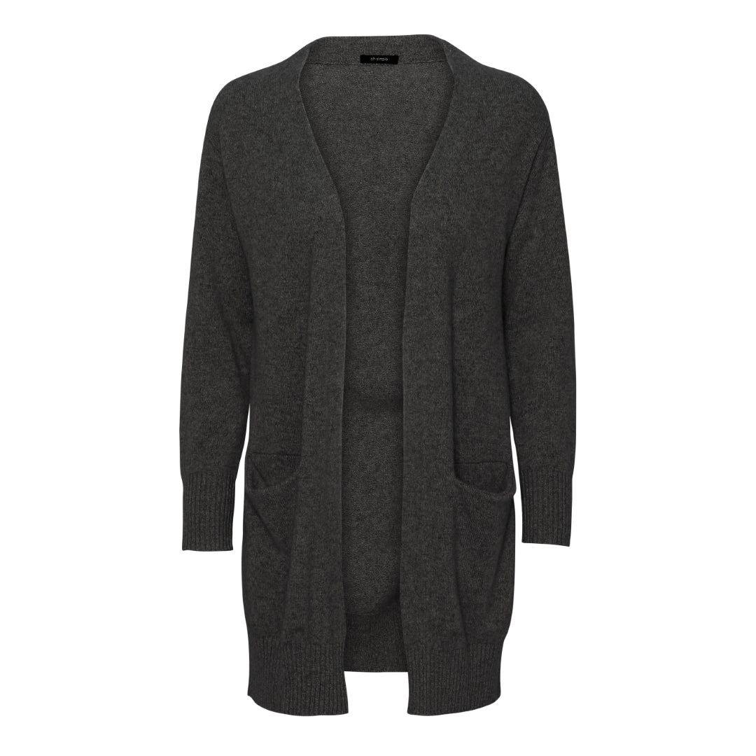 Long Dark Grey Cashmere Cardigan – OH SIMPLE STUDIO