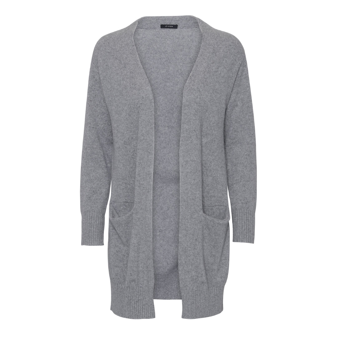 Lys Grå Cashmere Cardigan