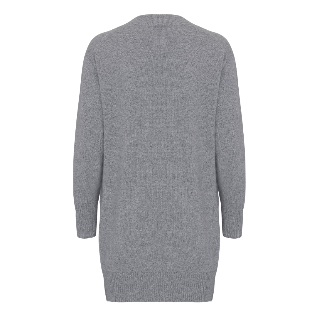 Lys Grå Cashmere Cardigan