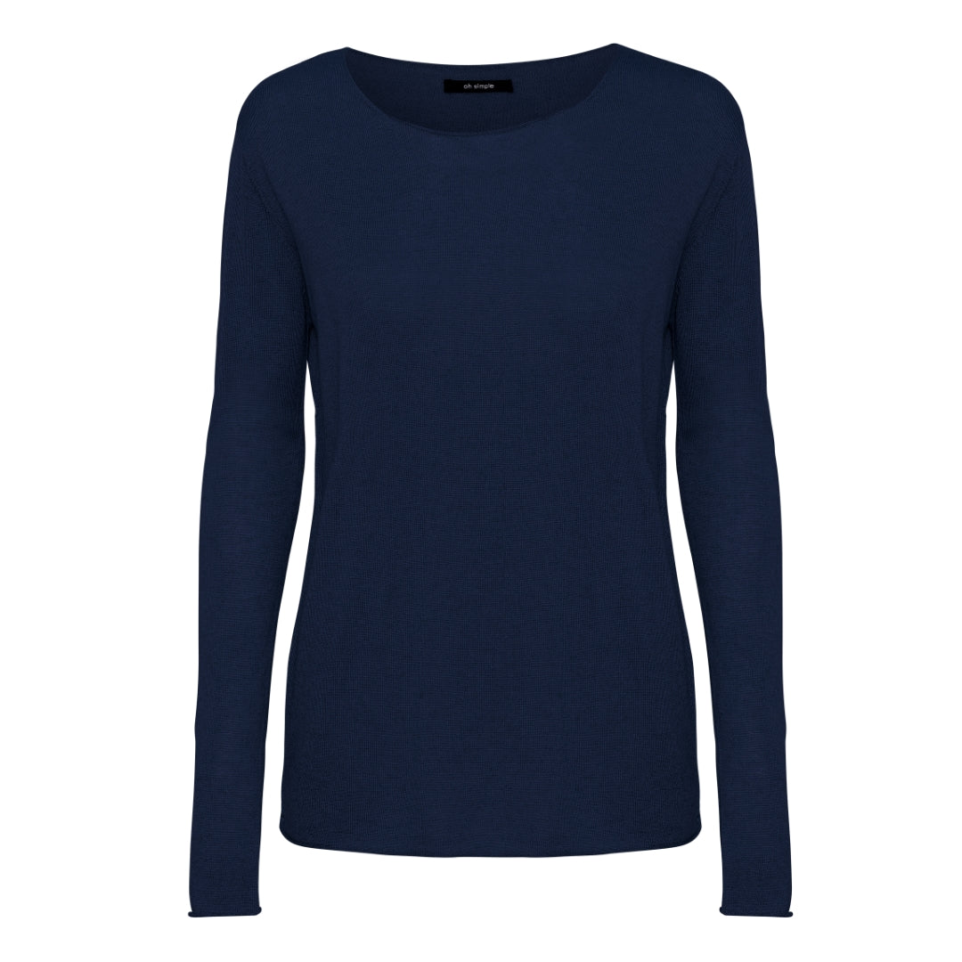 Navy Silke Cashmere Sweater