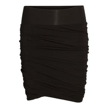Load image into Gallery viewer, Black Draped Skirt