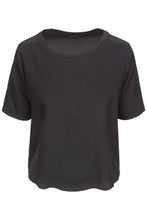 Load image into Gallery viewer, Black Silk Tee