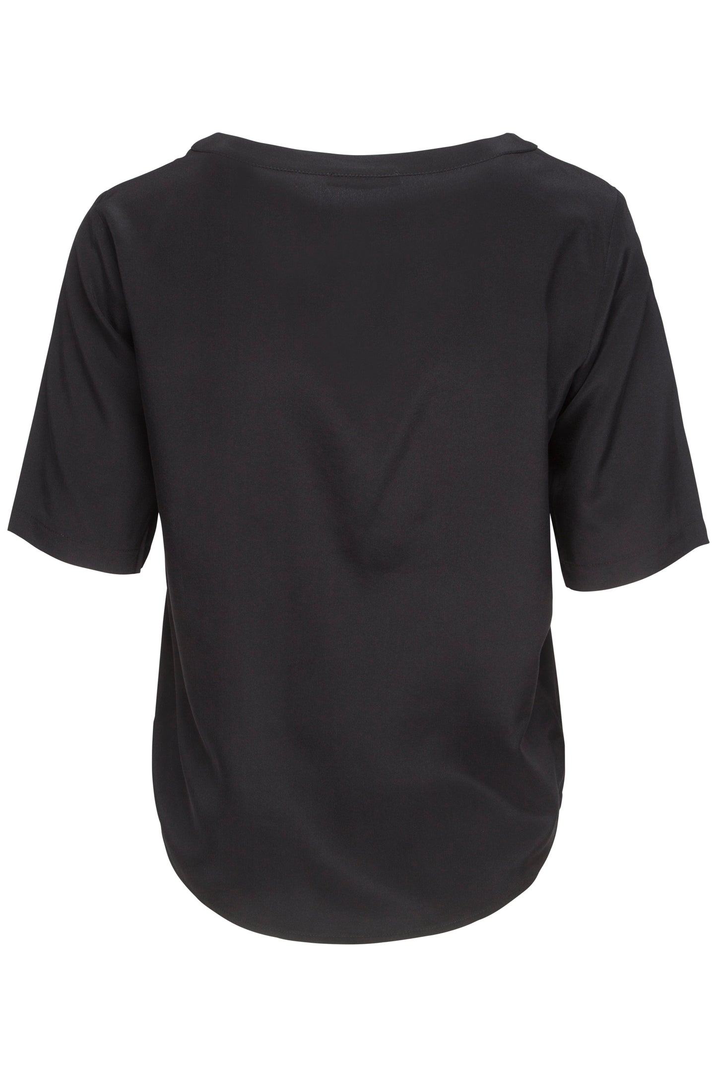 Sort Silke Bluse