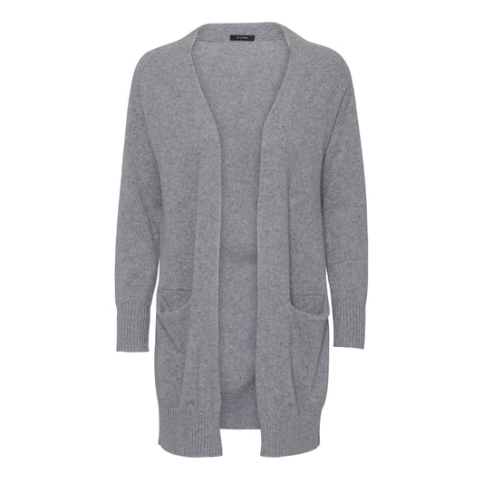 Lys Grå Cashmere Cardigan