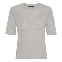 Load image into Gallery viewer, Round Neck Short Sleeved Silk Cashmere Knit
