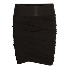 Load image into Gallery viewer, Black Draped Skirt
