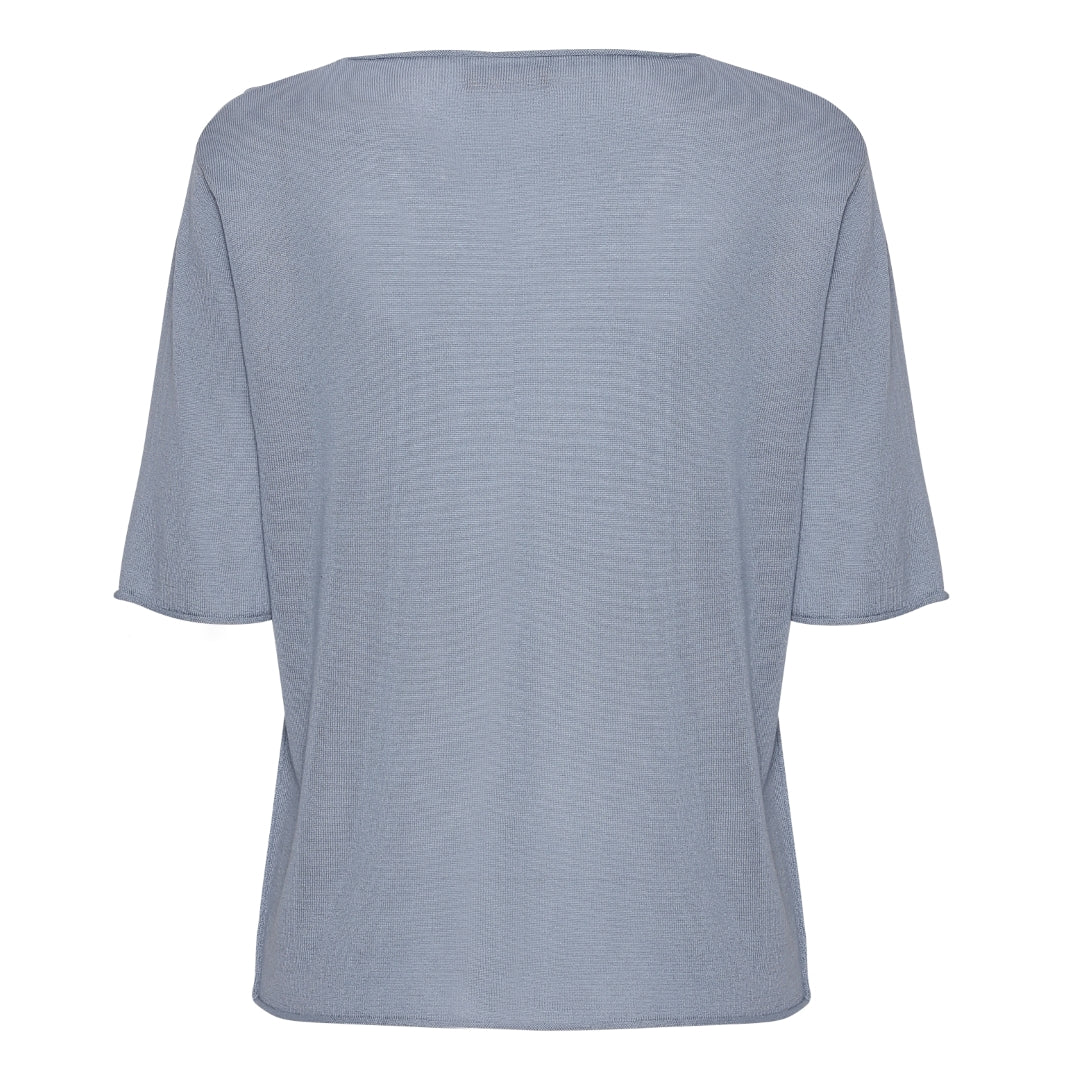 Sky Blue Silk Cashmere Knit