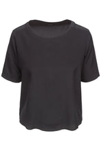 Load image into Gallery viewer, Black Silk Tee
